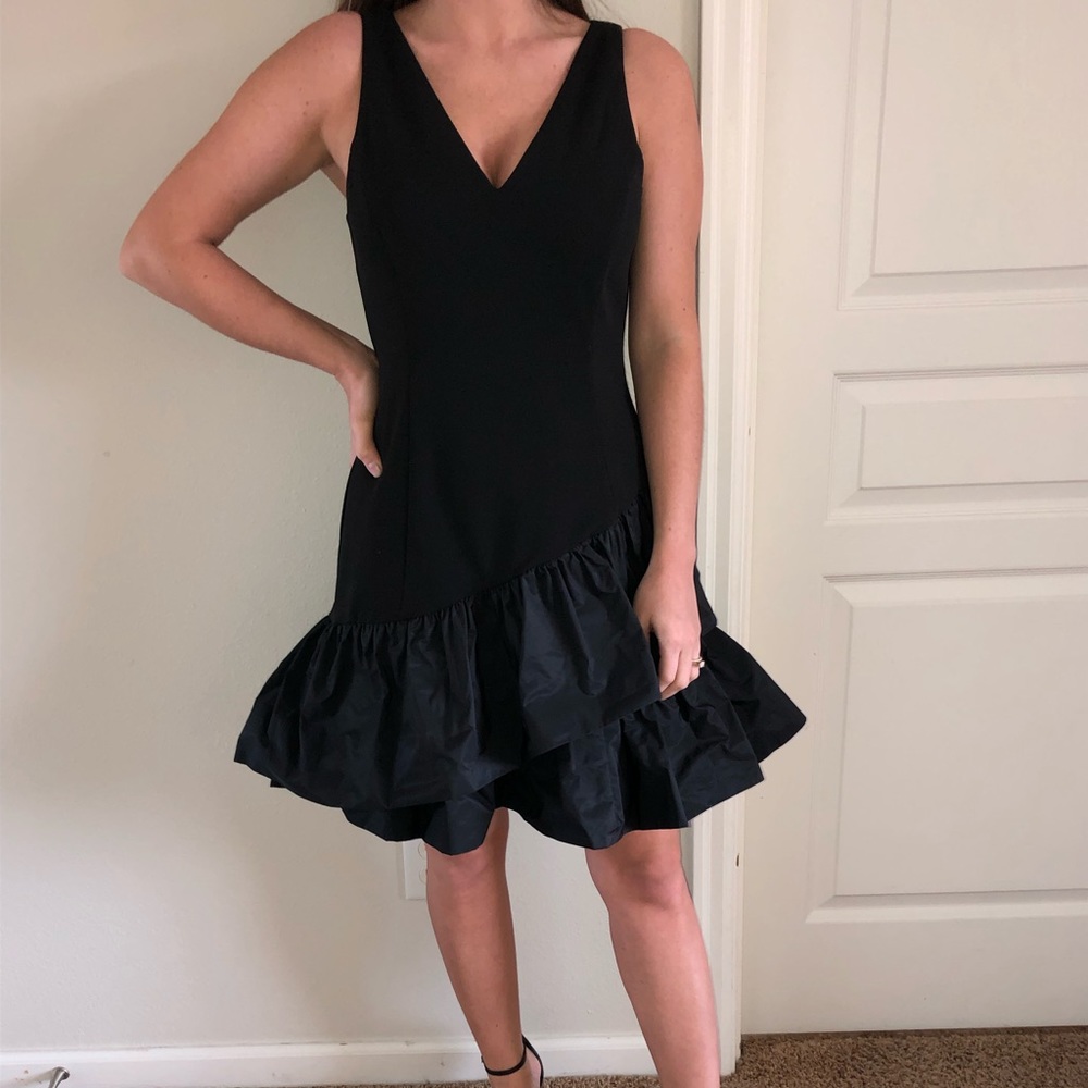 Vince Camuto V neck, V back dress
